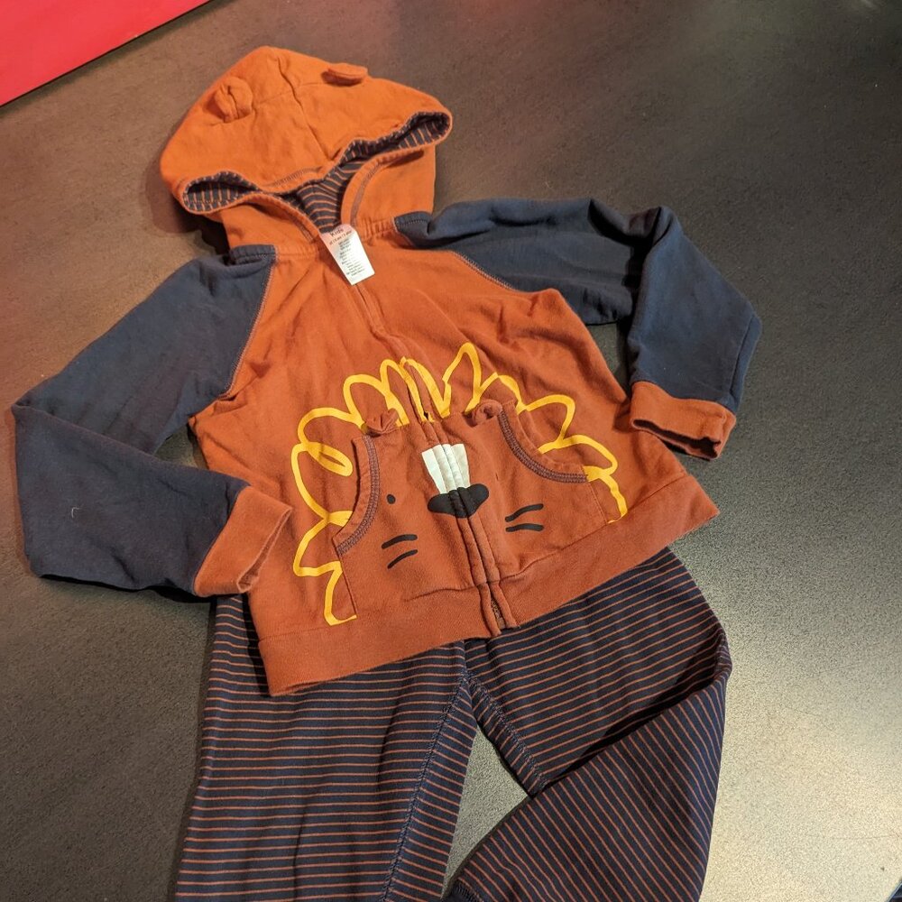 Lion Graphic Knit Jogger Set 4/5